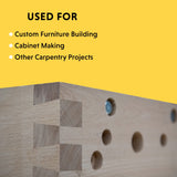 General Tools Woodworking Dovetail Jig - 12" Template Kit for Furniture & Wood Cabinet Making,Gold General Tools