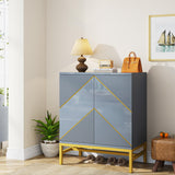 Tribesigns 59 in. Sideboard Storage Cabinet, Multi-Purpose Floor Cabinet with Doors and Adjustable Shelves, Modern Wood Buffet Cabinet for Living Tribesigns