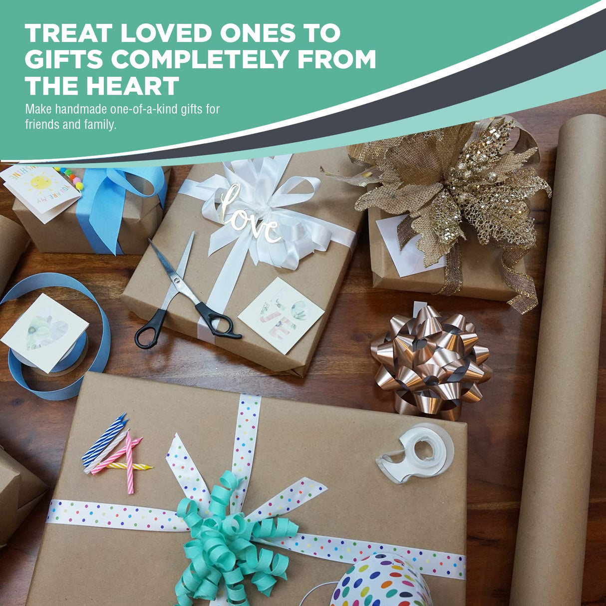 Kraft Brown Paper Roll 30" x 2,400" (200 ft) – 100% Recyclable Craft Construction and Packing Paper for Use in Moving, Bulletin Board Backing and Papersaurus