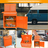 5-Drawer High Capacity Rolling Tool Chest with Wheels,Tool Box Combo Tool Storage Removable,Toolbox for Workshop and Mechanics Garage, Tool Storage Larmliss