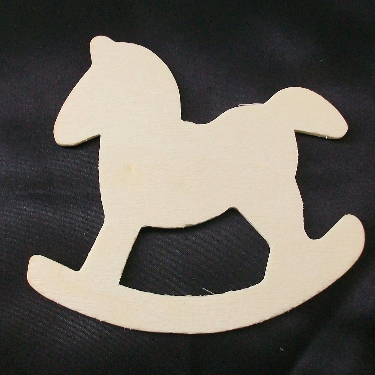 Unfinished Wooden Rocking Horse Cutout (12pcs/pkg.) MJ's Crafts & More
