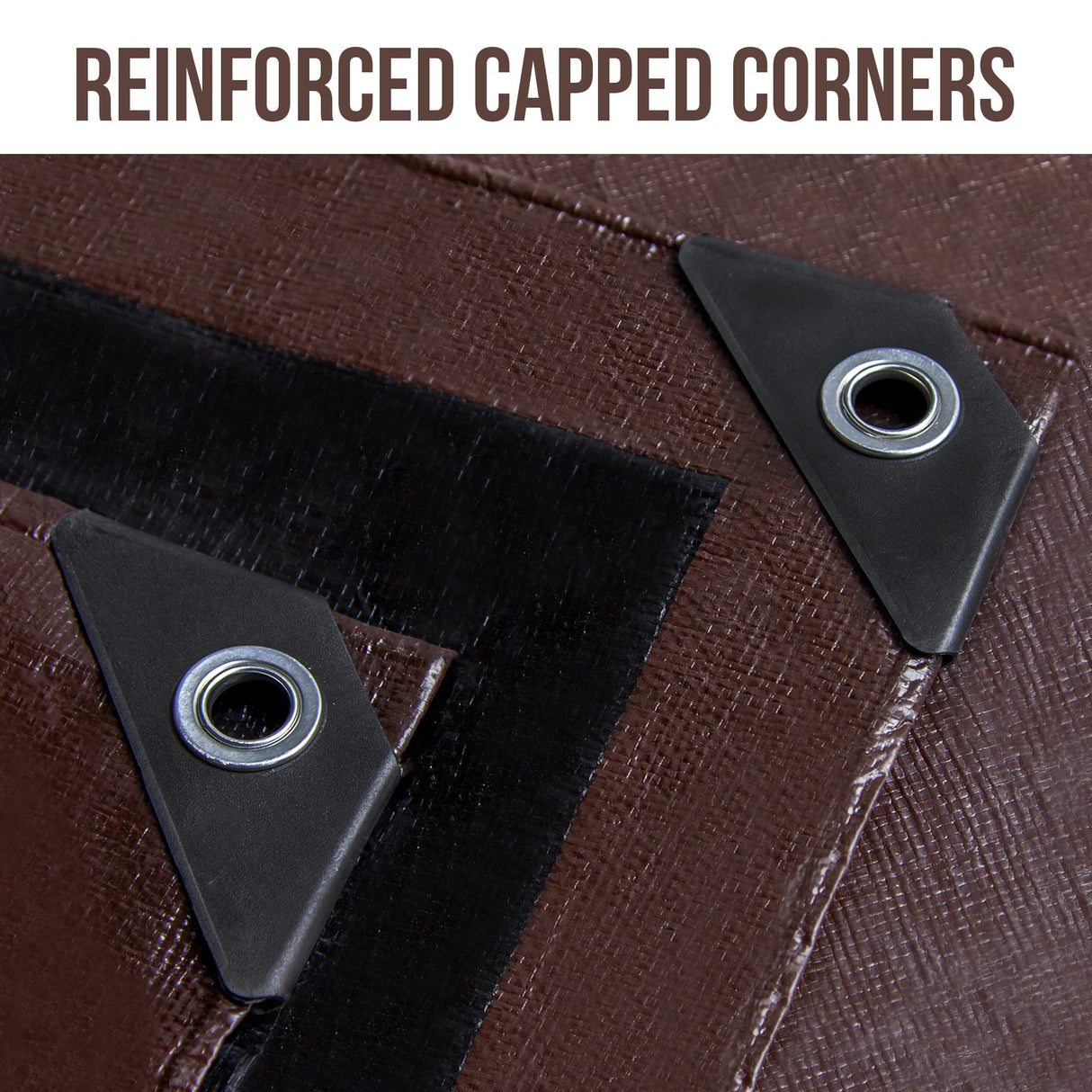 CARTMAN Finished Size 12x20 Feet Extra Thick 12 Mil Heavy Duty Poly Tarp, Multipurpose Protective Cover, UV Resistant, Waterproof Poly Tarpaulin with CARTMAN