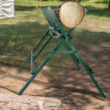 FLITURE Saw Horses Heavy Duty Folding Saw Horses Metal Log Holder for Cutting Saw Horse Adjustable Sawhorse Support 260LB Weight Capacity FLITURE
