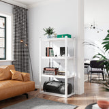 Raybee Storage Shelves Heavy Duty Garage Shelving Adjustable Metal Shelving Units and Storage Shelf 4 Tier Storage Pantry shelves for Closet kitchen Raybee