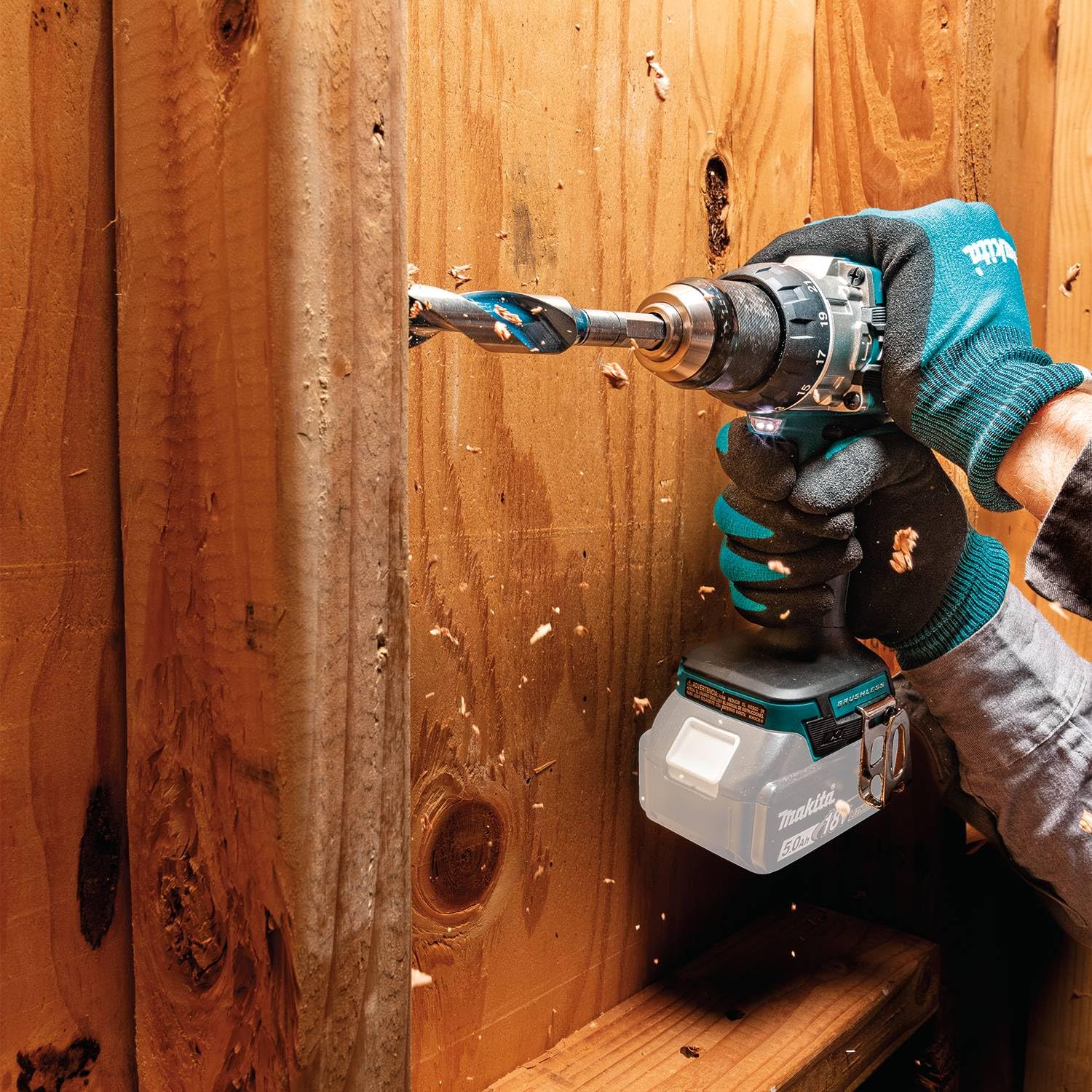 Makita XPH16Z 18V LXT® Lithium-Ion Compact Brushless Cordless 1/2" Hammer Driver-Drill, Tool Only - WoodArtSupply