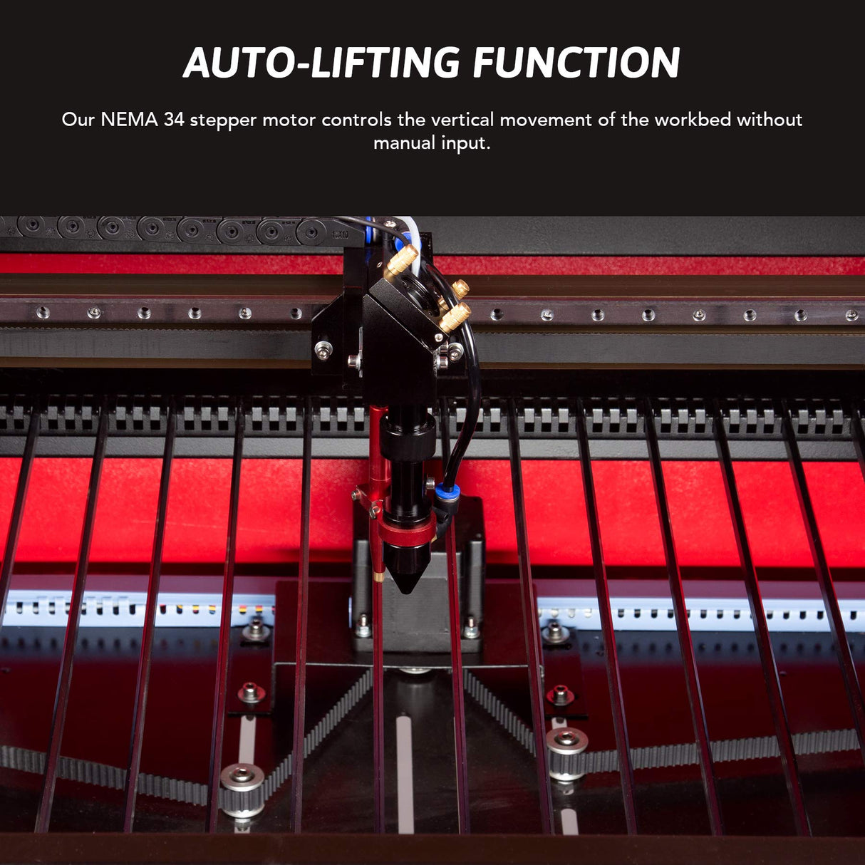 OMTech Autofocus Sensor Kit with Leadshine Stepper Driver and NEMA 34 Stepper Motor for CO2 Laser Engraver, Cutter, Engraving, and Cutting Machines, OMTech