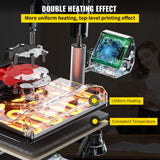 VEVOR Heat Press Machine 8 in 1 Combo 15x15 Inch, 360° Swing Away Digital Tshirt Press Machine, Clamshell Sublimation Heat Press for Printing T-Shirt VEVOR