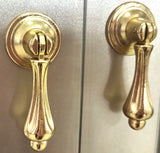 Kings Brand Furniture - Versailles Curio Display Storage Accent Cabinet with Glass Shelves (Gold) Kings Brand Furniture