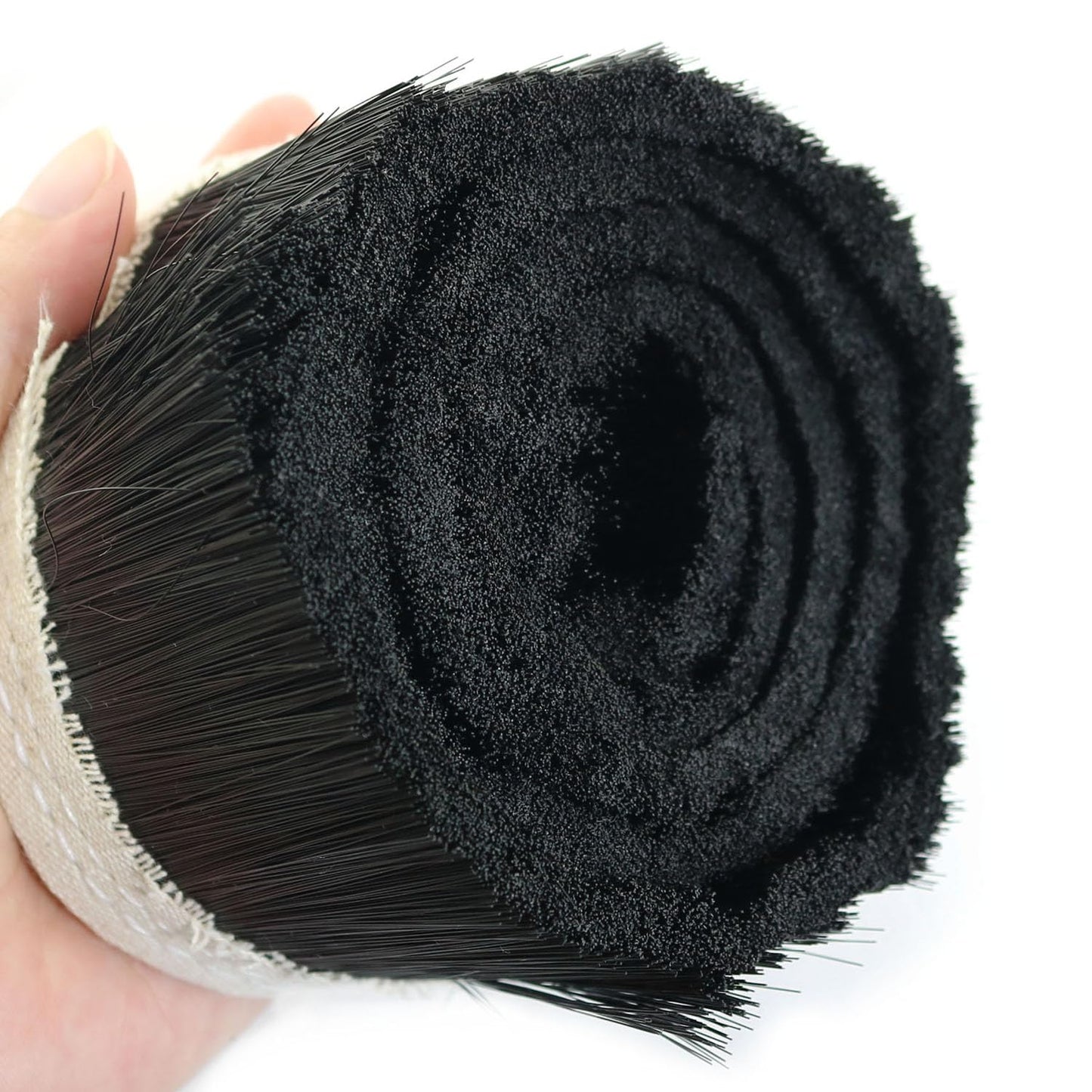 XGNG 100mm Dust Cover Nylon CNC Vacuum Brush Dust Shoe Brush Engraving Machine for CNC Router Spindle Motor Black - WoodArtSupply