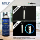 Brilliance Laser Inks 12 Oz Black Aluminum Laser Marking Spray for High Contrast Permanent Marks | Anti Clog Metal Engraving Aerosol Compatible with BRILLIANCE LASER INKS