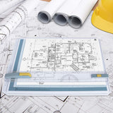 Frylr Inch A3 Drawing Board Drafting Table Multifunctional Drawing Board Table with Clear Rule Parallel Motion and Angle Adjustable Measuring System Frylr