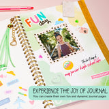 Gifts for Girls Age of 8 9 10 11 12 13 Years Old and Up, DIY Journal Set, Personalized Diary Stuff for Tweens Teens, Decorate Your Planner/Organizer, ABERLLS