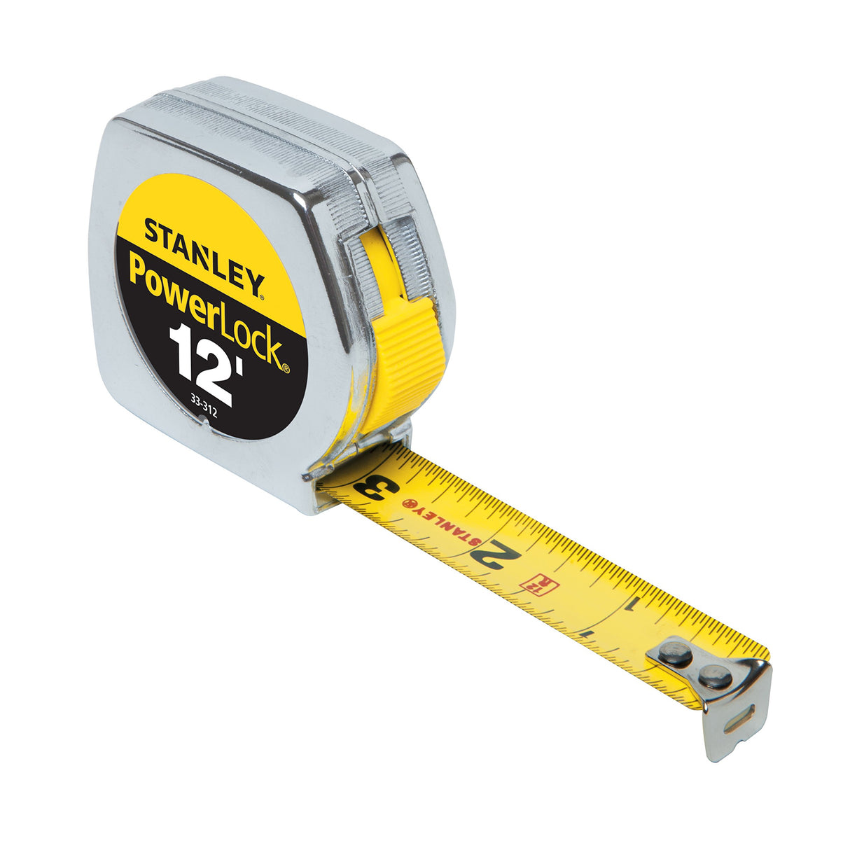 STANLEY PowerLock Tape Measure, 12-Foot (33-212) Stanley