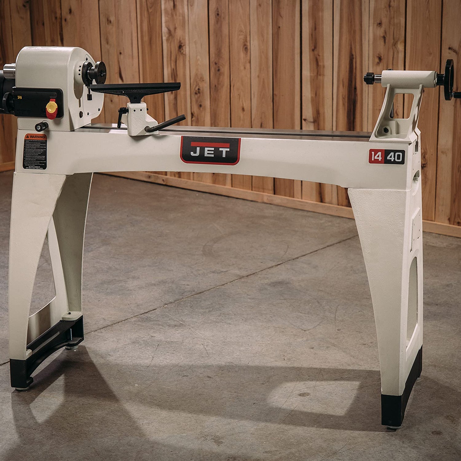 JET 14" x 40" Variable-Speed Woodworking Lathe, 1 HP, 1Ph 115/230V (JWL-1440VSK) Jet