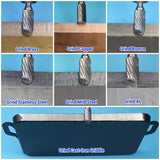 Sworker Carbide Burr Set 1/4" Shank 10PCS w/ Wood Base Die Grinder Bits Rotary Rasp File for Metal Welds Concrete Stone Wood Plastic Carving Cutting Sworker