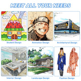 Zmcik 120 Colors Alcohol Markers,Art Markers for Kids and Adult Drawing Markers Dual Tip Coloring Painting Perfect for Boys Girls Students Gift Zmcik