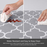 KMAT Kitchen Mat [2 PCS] Cushioned Anti-Fatigue Kitchen Rug, Waterproof Non-Slip Kitchen Mats and Rugs Heavy Duty PVC Ergonomic Comfort Foam Rug for KMAT