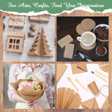 200 Sheets 8.5 x 11 Inches Kraft Cardstock Thick Paper Heavyweight Card Stock Printer Paper 250 GSM 92 LB Cover 170 LB Text Card Stock for Fainne