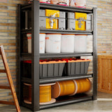 SFTORMAS 23.6" D X 47.2" W X 72" H Garage Shelving,5 Tier Adjustable Metal Shelving,Heavy Duty Garage Storage Shelving for for Garage Warehouse SFTORMAS