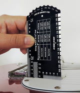 Baroque Stringed Instrument Action Ruler Gauge Luthier Measuring Tool for Electric Acoustic Guitar Bass Ukulele Mandolin Banjo SIG-10 Baroque