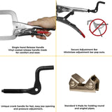 Strong Hand Tools - STRONG - PG114V Strong hand Tools PG114V Pipe Pliers with Large V-Pads, 11-Inch Strong Hand Tools