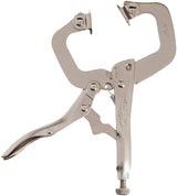 IRWIN VISE-GRIP C Clamp, Locking with Swivel Pads, 4-inch (165) IRWIN