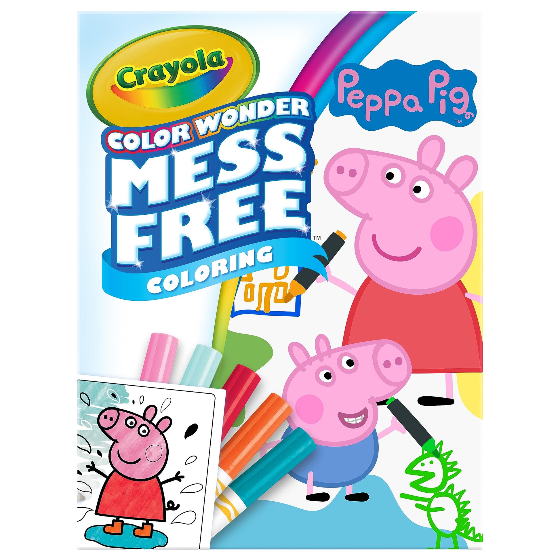 Crayola Peppa Pig Color Wonder, Mess Free Coloring Activity Set, Toddler Coloring Kit, Peppa Pig Toy, Gift for Kids, Ages 3+ - WoodArtSupply