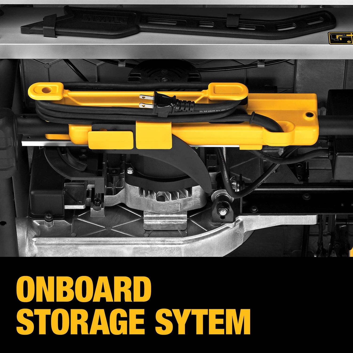 DEWALT 10 Inch Table Saw, 32-1/2 Inch Rip Capacity, 15 Amp Motor, With Rolling/Collapsible Stand (DWE7491RS) DEWALT