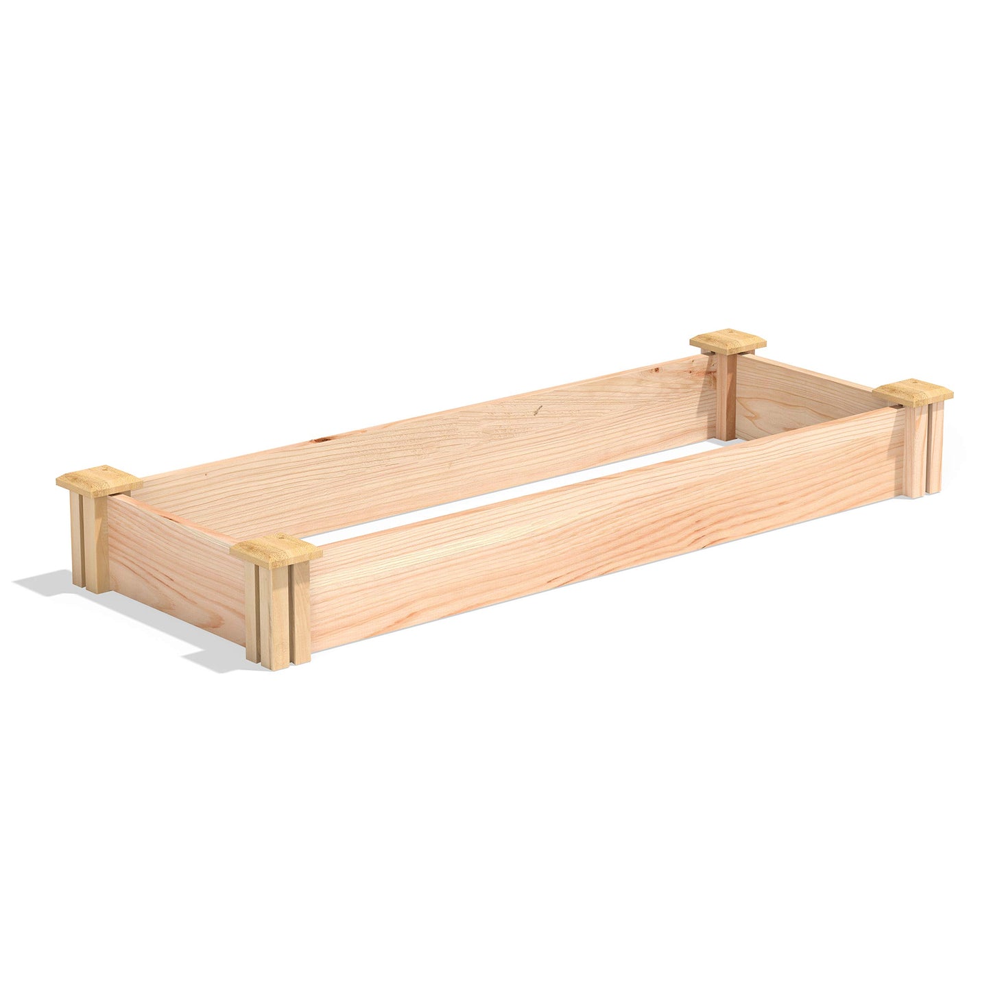 Greenes Fence Miracle-GRO Cedar Raised Garden Bed, 16" x 48" x 5.5" - Made in USA with North American Cedar - WoodArtSupply