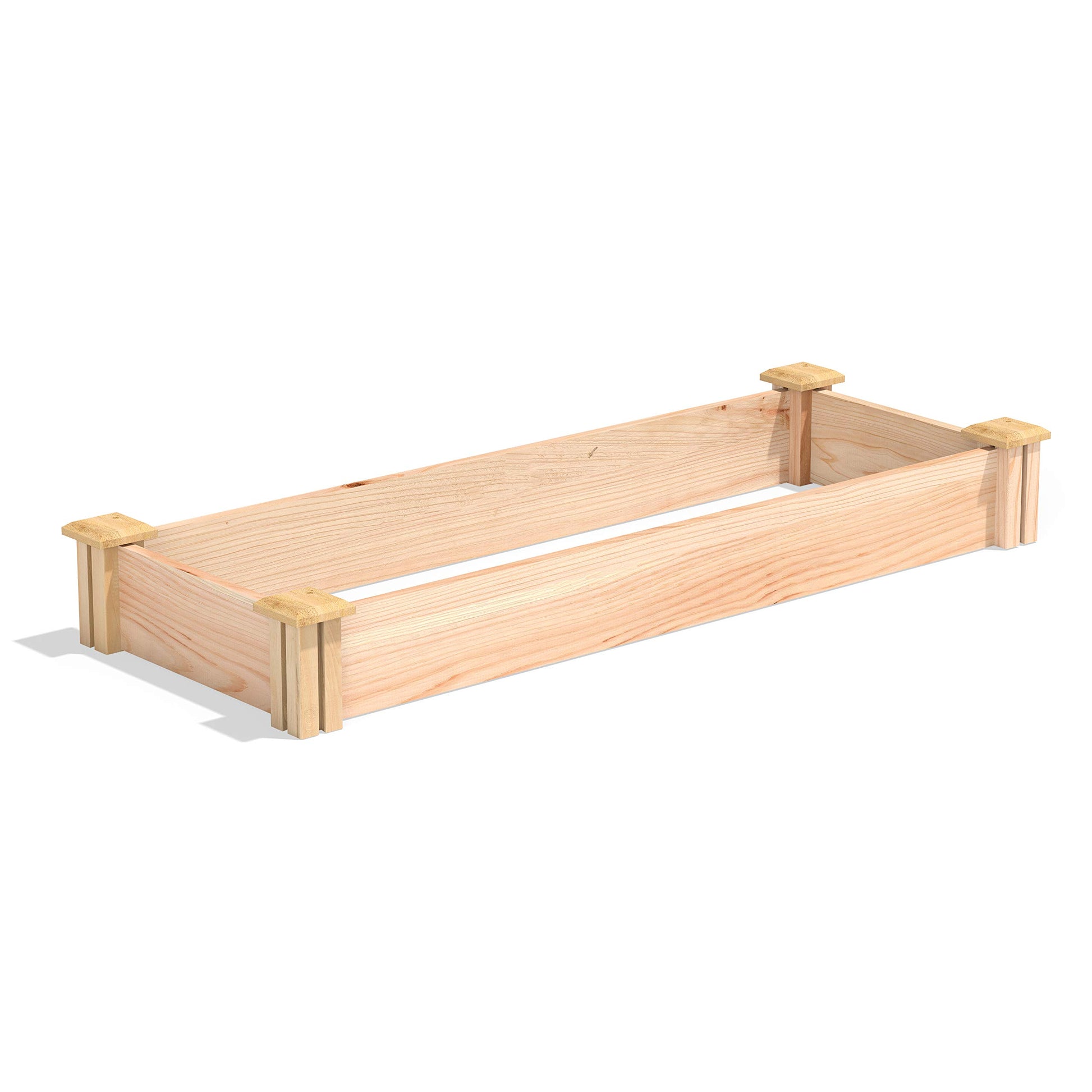 Greenes Fence Miracle-GRO Cedar Raised Garden Bed, 16" x 48" x 5.5" - Made in USA with North American Cedar - WoodArtSupply