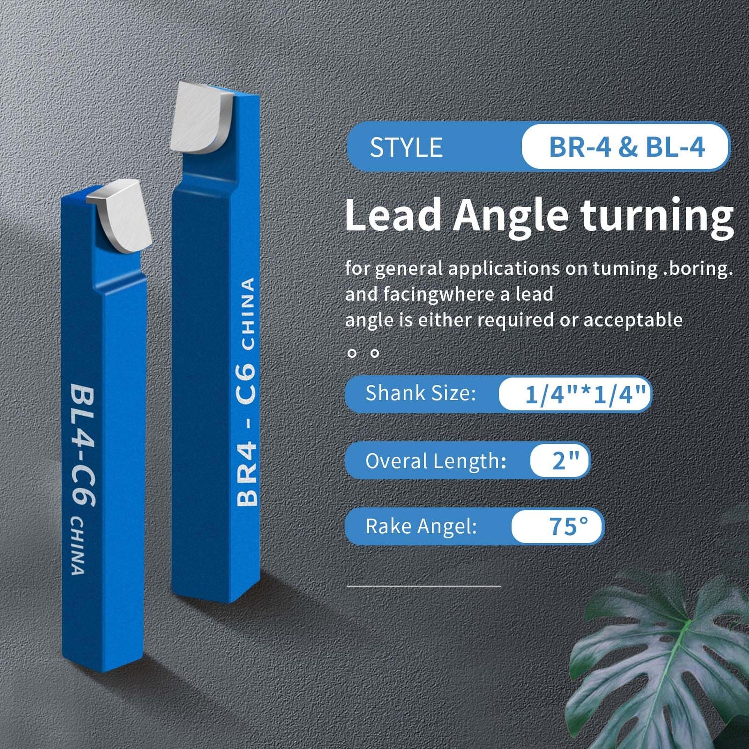 SENDUO 10PCS 1/4" Metal Lathe Tooling Carbide Tip Tipped Cutter Tool,C6 Bit Cutting Set,for Metal Lathe Turning, Boring, and Chamfering SENDUO