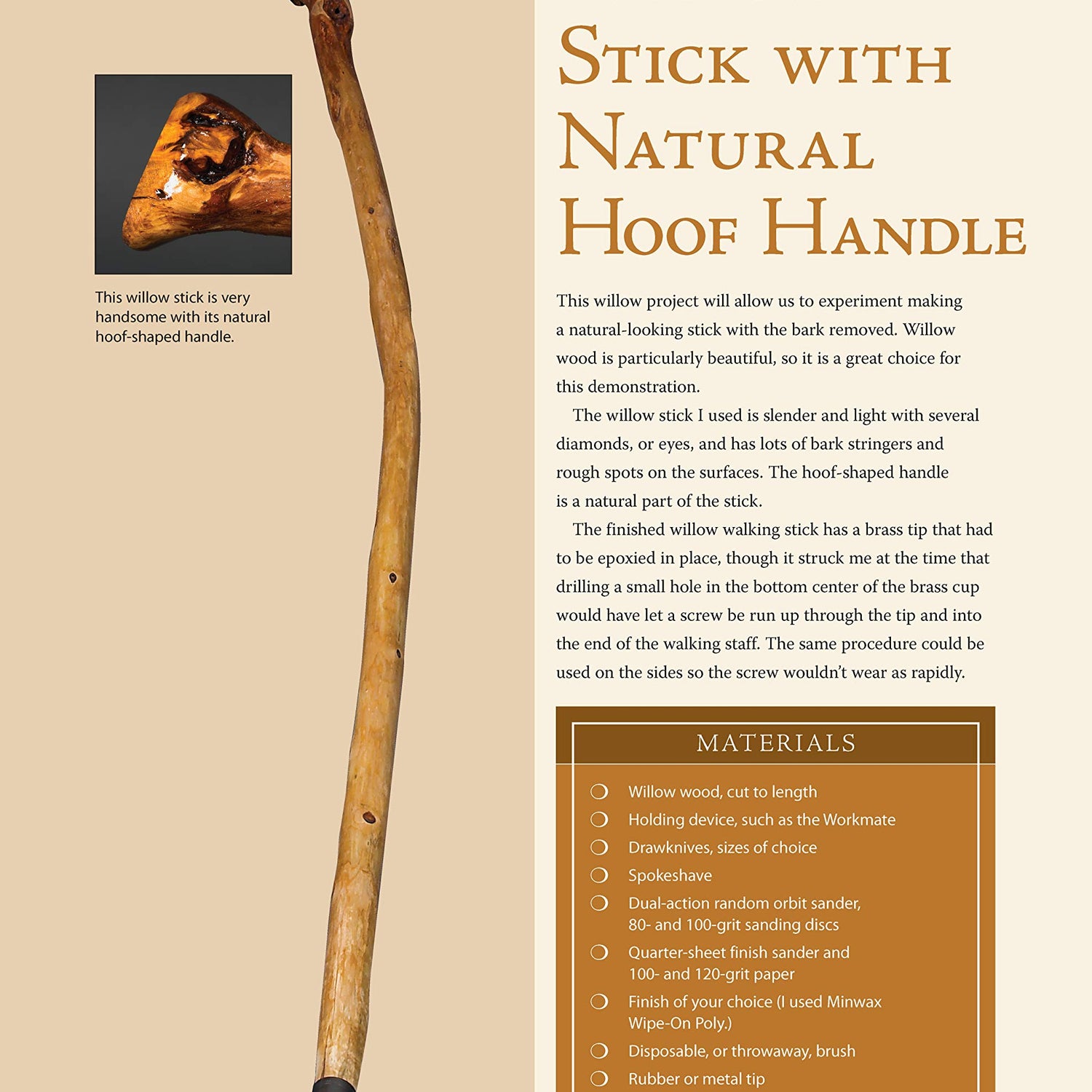 Make Your Own Walking Sticks: How to Craft Canes and Staffs from Rustic to Fancy (Fox Chapel Publishing) 15 Step-by-Step Woodworking Projects, 25 Design Originals