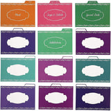 Juvale Wood Recipe Organization Box with Cards and Dividers Juvale