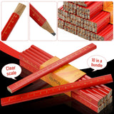 WYOMER 100 Pcs Carpenter Pencils, Octagonal Hard Black Carpenter Pencils, Construction Plan Pencils for Woodworking Marking WYOMER