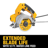 DEWALT Wet Tile Saw, Masonry, 4-3/8-Inch (DWC860W) DEWALT
