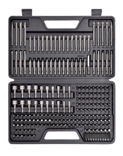 Jackson Palmer 218 Piece Ultimate Screwdriver Bit Set, High Grade Carbon Steel, Includes Hard-to-Find Security Bits - WoodArtSupply