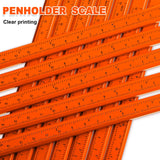 Honoson 202 Pcs Carpenter Pencil Set 200 Pcs Flat Construction Pencils with Printed Ruler Wood Graphite Pencils 2 Pcs Carpenter Pencil Sharpener for Honoson