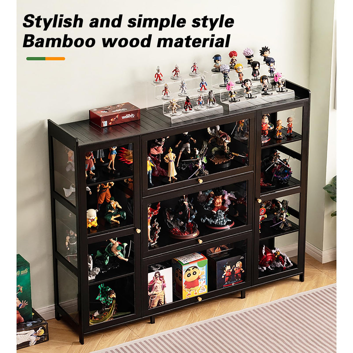 MXBCTMM Display Cases for Collectibles Acrylic Display case Glass Display Cabinet Curio Cabinet Figure Display case Cabinet China Cabinet Storage MXBCTMM