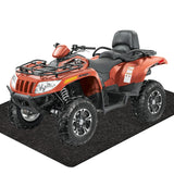 Halero Golf Cart Parking Mat 4.9 ft × 9.1 ft Garage Floor Mat Oil Absorbent Waterproof Rubber Backing Layer Floor Protective Pad from Spills, Drips, Halero