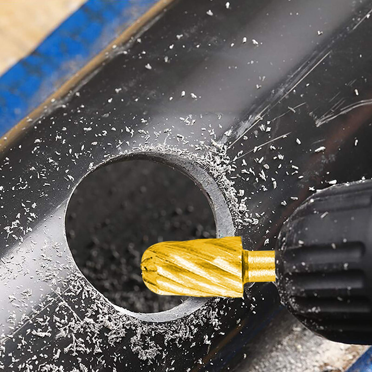 20pcs Rotary Bits Burr Set with 1/8 inch Shank for DIY Woodworking, Carving, Engraving, Drilling. DKIBBITH