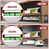 HOLKIE Leveling Casters with Ratchet Handle Design Casters Set of 4 Total Capacity 4400 Lbs Heavy Duty Industrial Casters with Adjustable Leveling HOLKIE