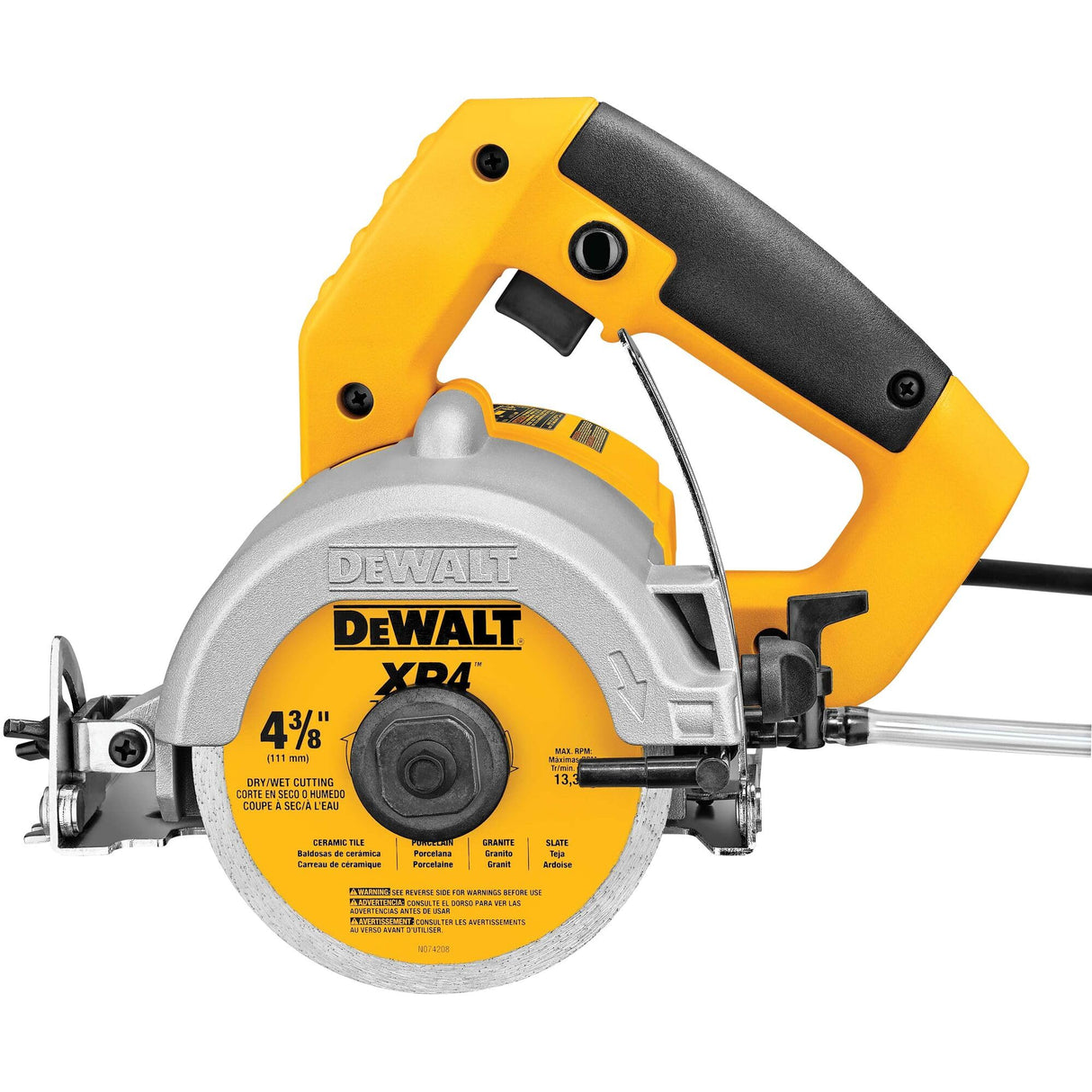 DEWALT Wet Tile Saw, Masonry, 4-3/8-Inch (DWC860W) DEWALT