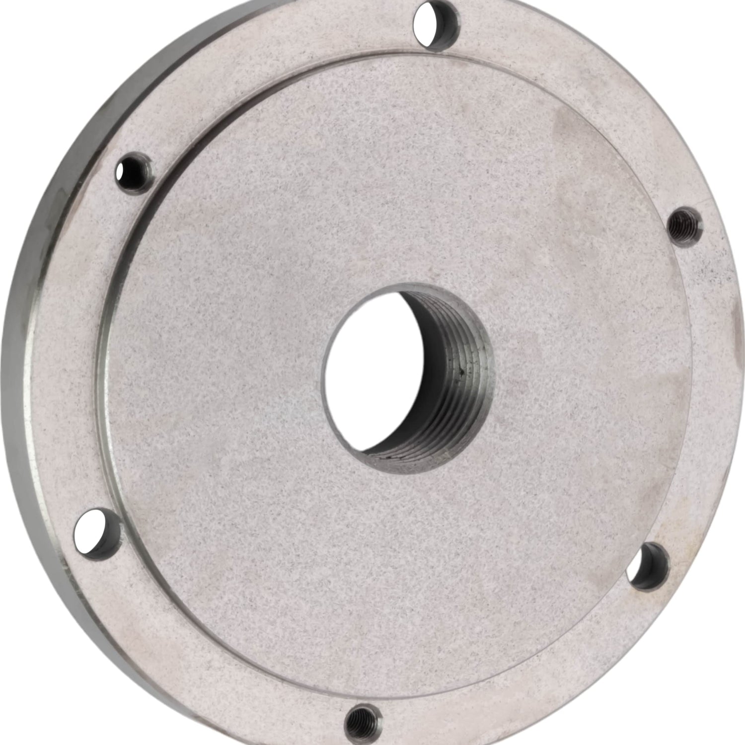CME 6" 3-Jaw Self-Centering (Scroll) Lathe Chuck with 1 1/2"-8 Threaded Backing Plate, Two-Piece Reversible Jaws CME Tools