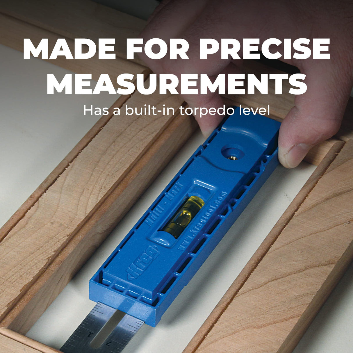 Kreg KMA2900 Multi-Mark Multi-Purpose Marking & Measuring Tool, Alloy Steel - Measuring Tools for Woodworking - Measurement Tool - Carpentry Tools & KREG