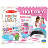 Melissa & Doug Love Your Look Pretend Nail Care Play Set – 20 Pieces for Mess-Free Play Mani-Pedis (DOES NOT CONTAIN REAL COSMETICS) , Pink Melissa & Doug