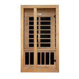 Maxxus Saunas Maxxus Gracia 1-2-Person Low EMF (Under 8MG) FAR Infrared Sauna, Curb Side Delivery Maxxus Saunas
