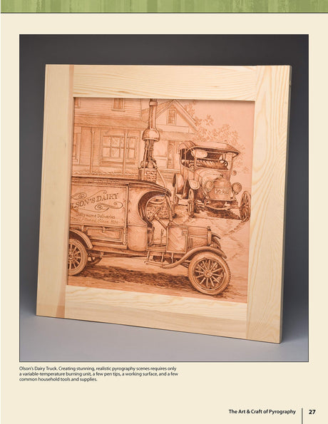 The Art & Craft of Pyrography: Drawing with Fire on Leather, Gourds, Cloth, Paper, and Wood (Fox Chapel Publishing) More Than 40 Patterns, Fox Chapel Publishing