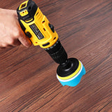 Kshineni 3 Inch Drill Buffing Pad, 11 Pcs Car Foam Polishing Pads Kit, Drill Buffer Polisher Attachment Buffing Kit for Car Polishing, Waxing, Kshineni