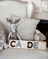 Personalized Wood Name Puzzle Montessori Toys Nursery Decor Customized Puzzle Educational Toys Sensory Toys 1st birthday Girl Gifts Custom Name Generic