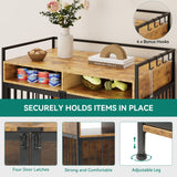 YITAHOME Large Dog Crate, 41" Heavy Duty Dog Kennel with 2 Drawers End Table, Wooden Dog Cage Indoor Dog House Pet Crate Table with Double Doors for YITAHOME